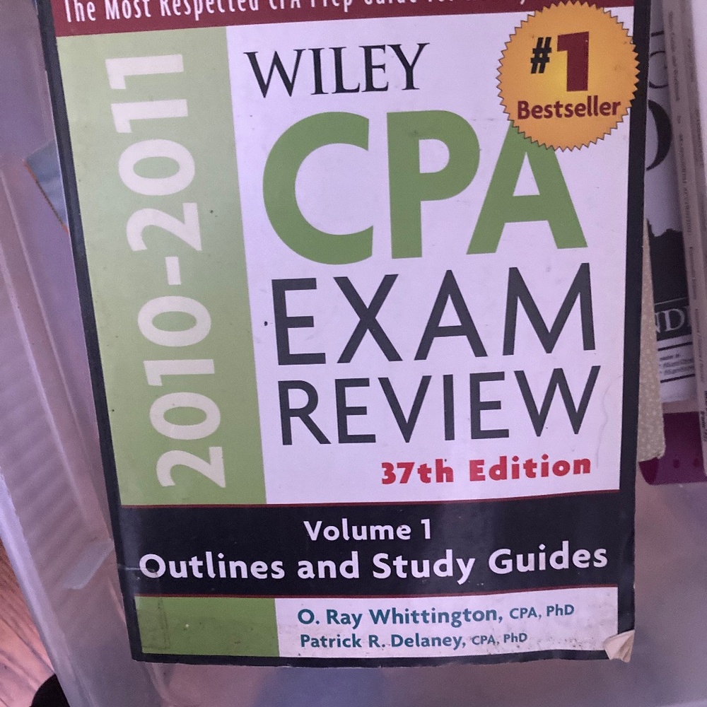 CPA book exam review Wiley 2010-2011